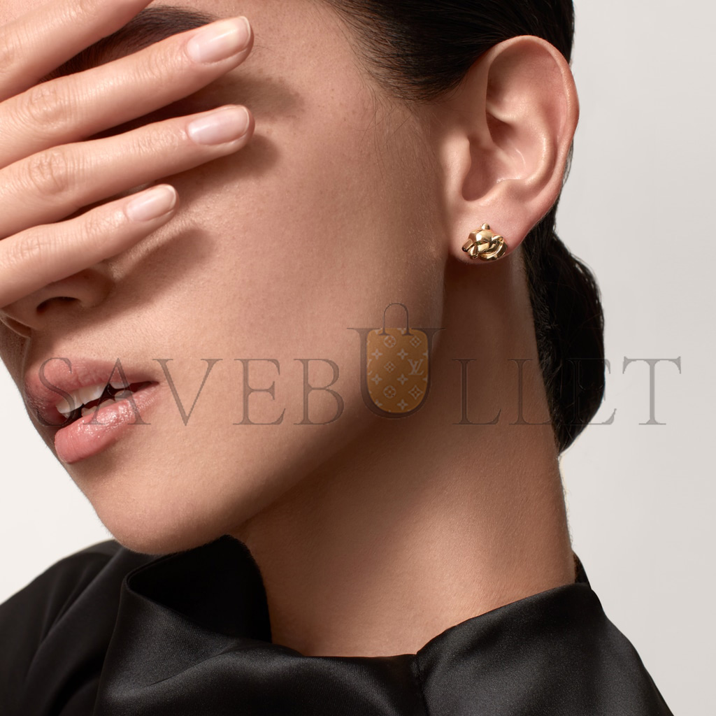 Ca*t*er panthÈre yellow gold de Ca*t*er earrings b8043900